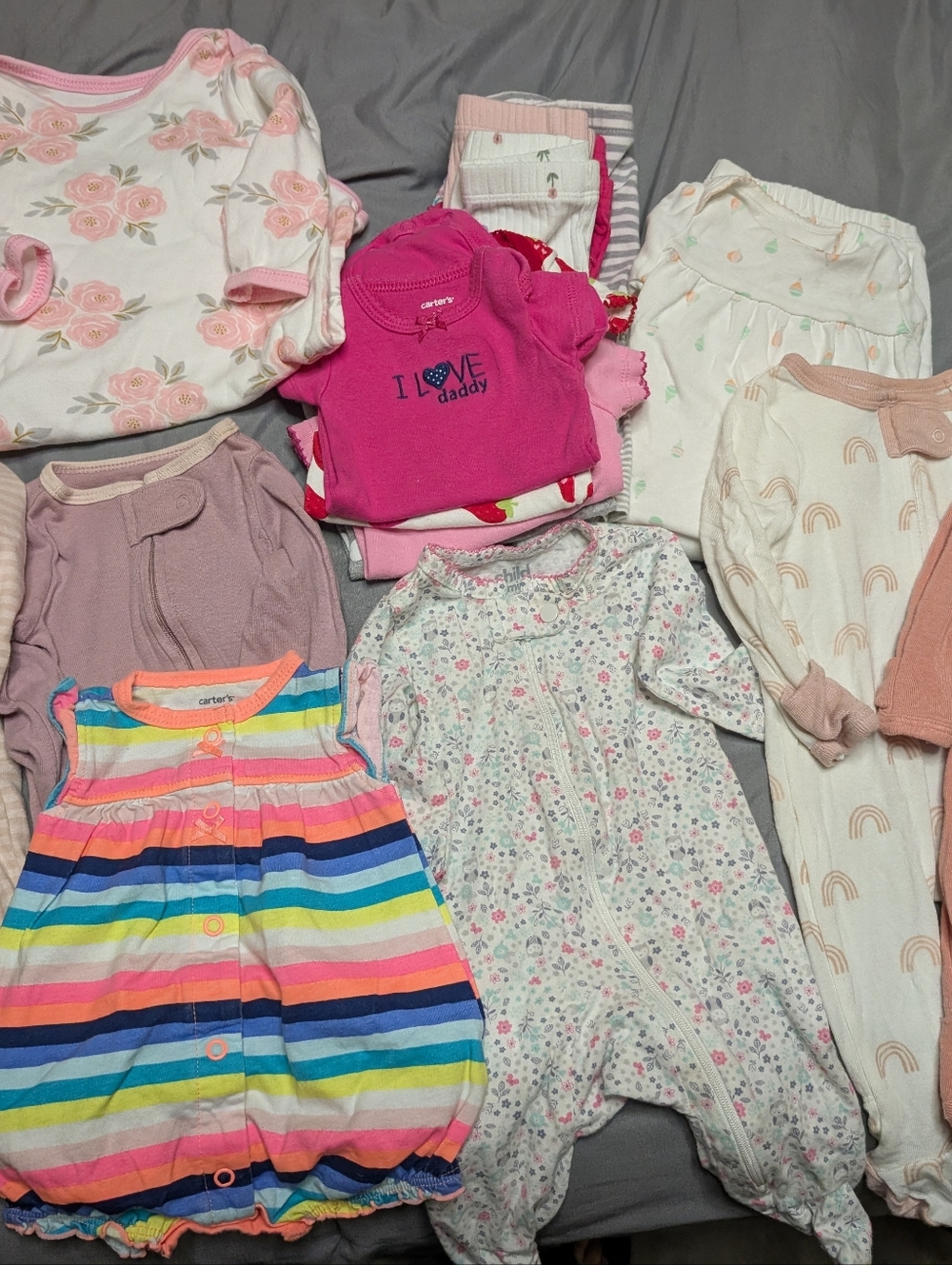 Girls Newborn Lot 19pc